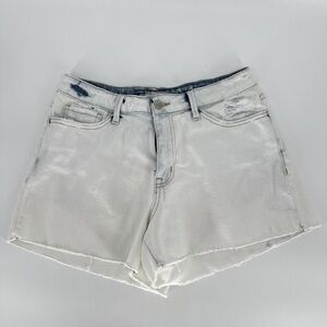 Altar’d State Acid Wash Mid Rise Distressed Denim Jean Cut Shorts Size Medium 28